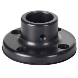 Base for tube D25mm, metal BK