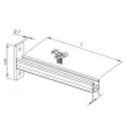 Strut Channel Wall Bracket - Image 3