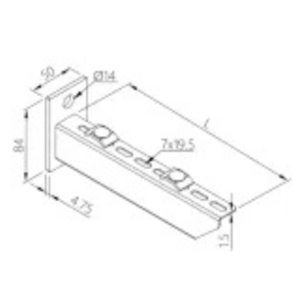 T-Type Wall Bracket - Image 3